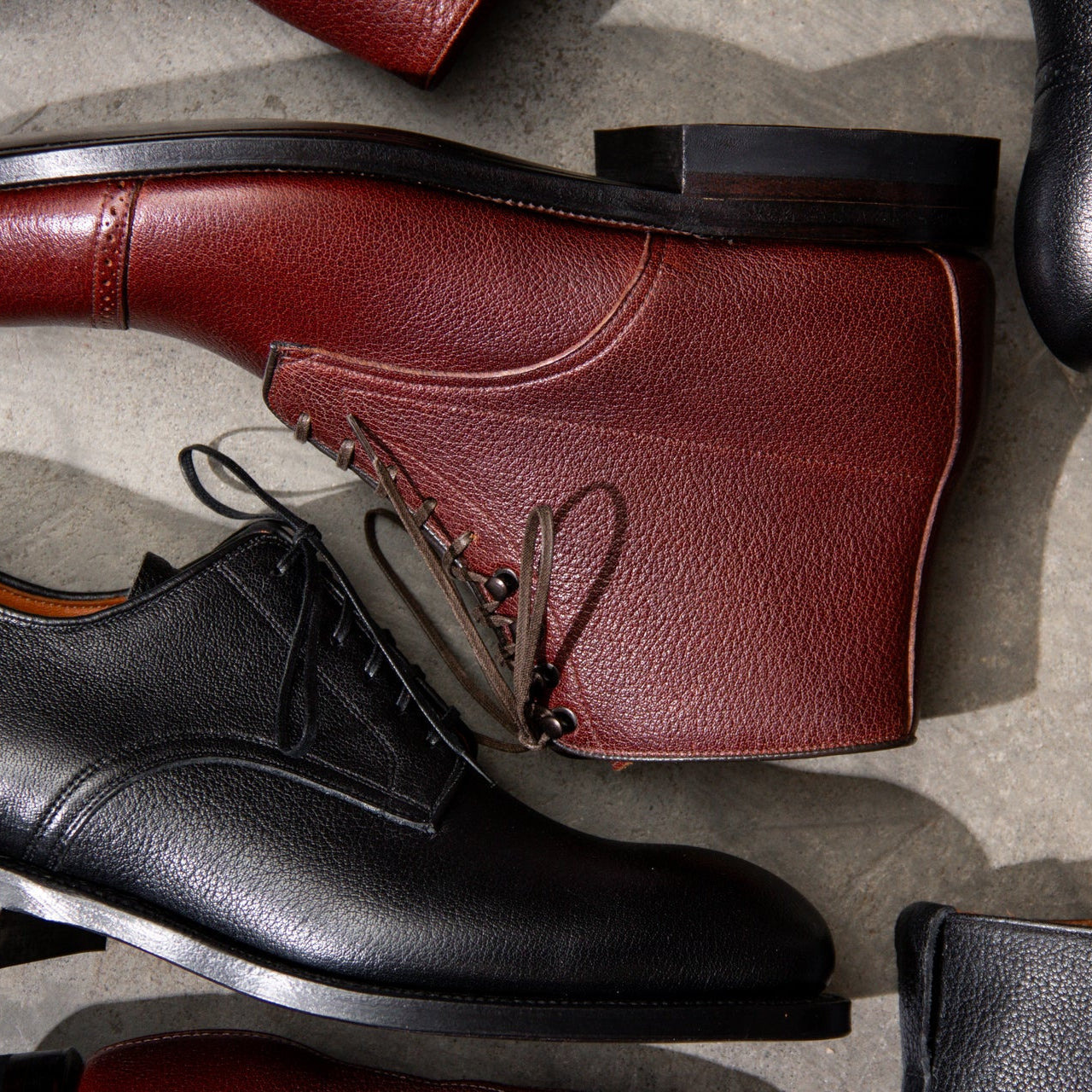 Navvy Cut Shoe - Black Tanganiyka (Pre-Order) - 8
