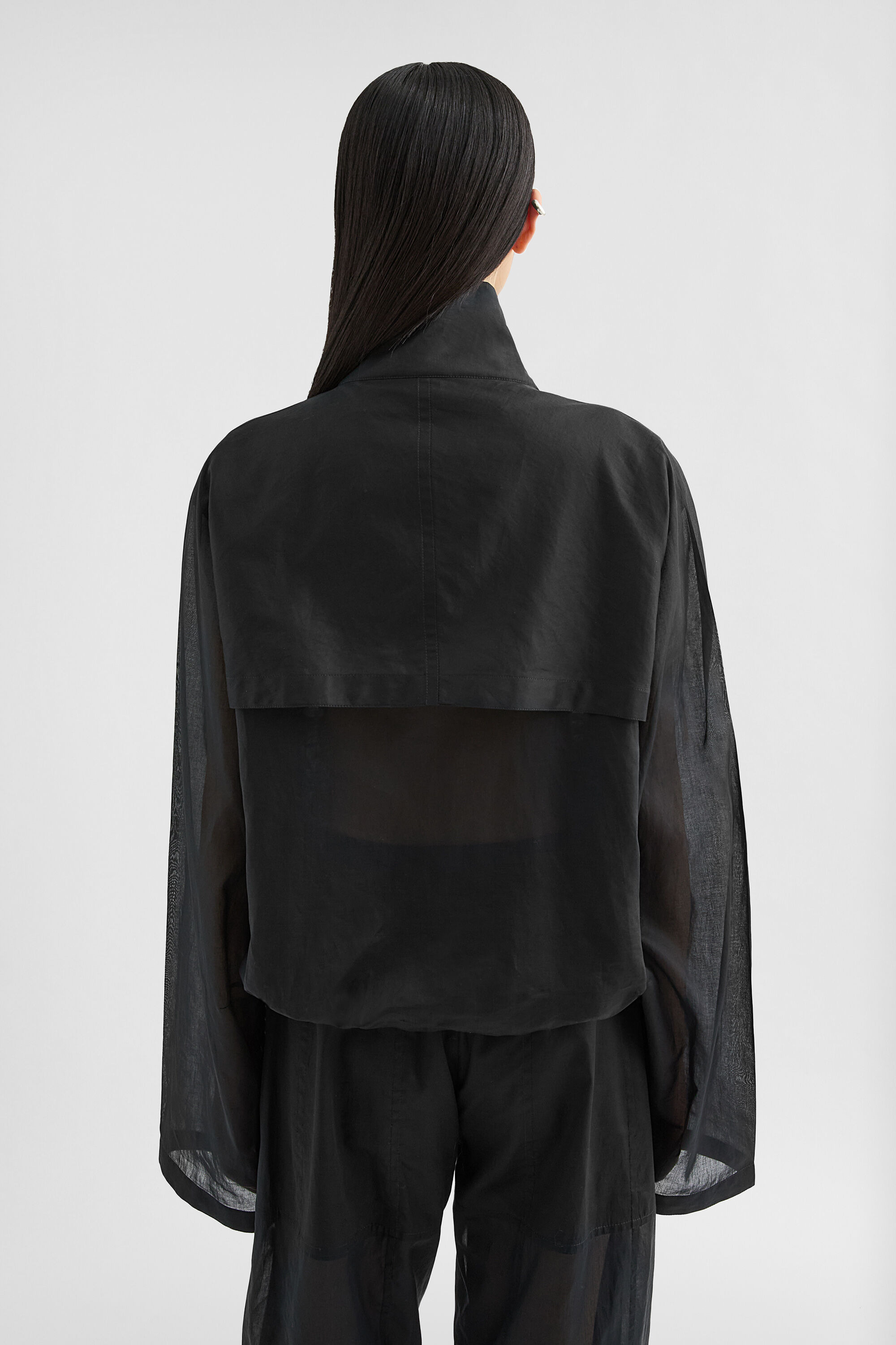 Cotton Muslin Blouson - 3
