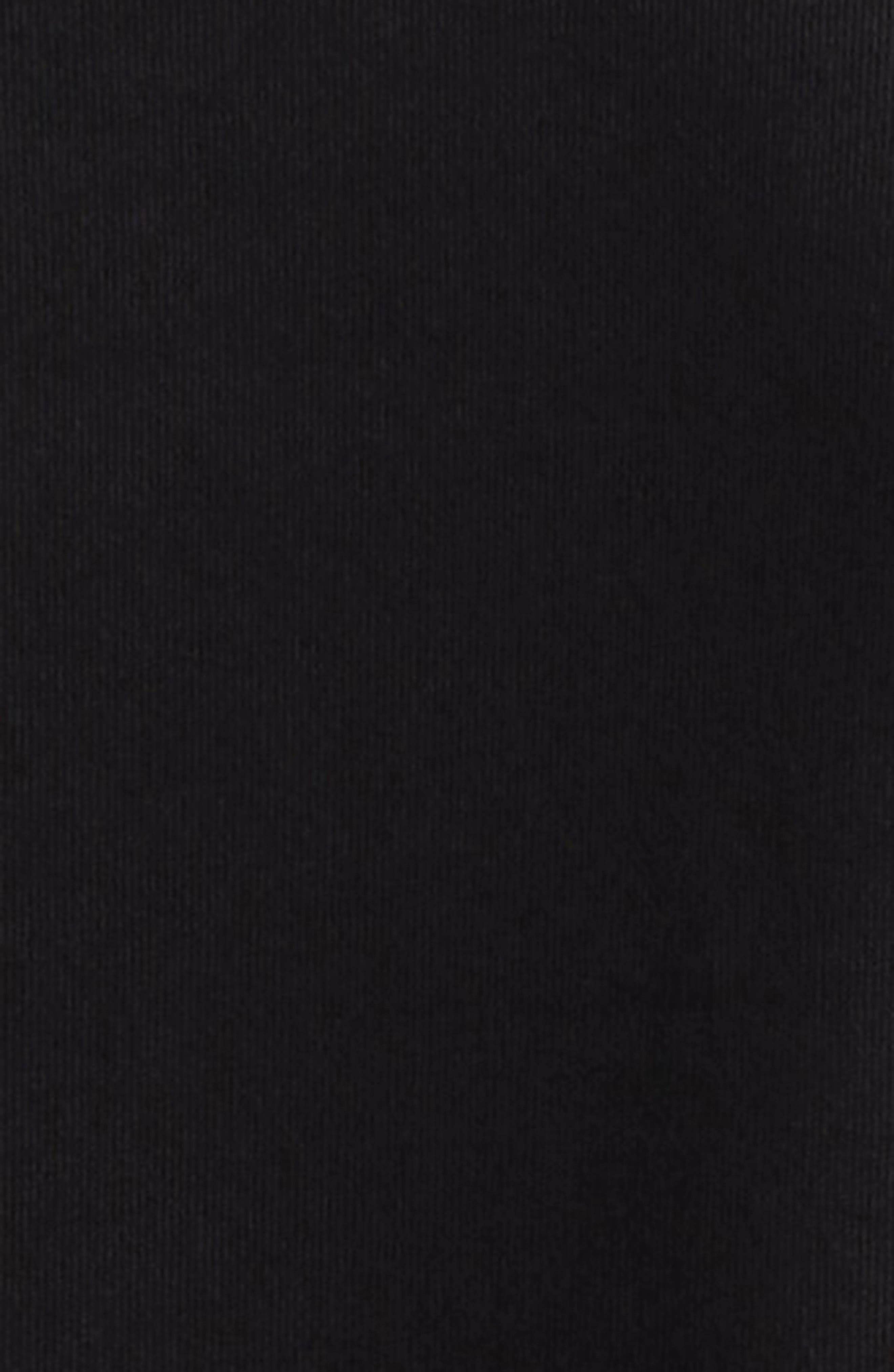 Stone Island Compass Logo Patch Fleece Sweatshirt in Black at Nordstrom - 7