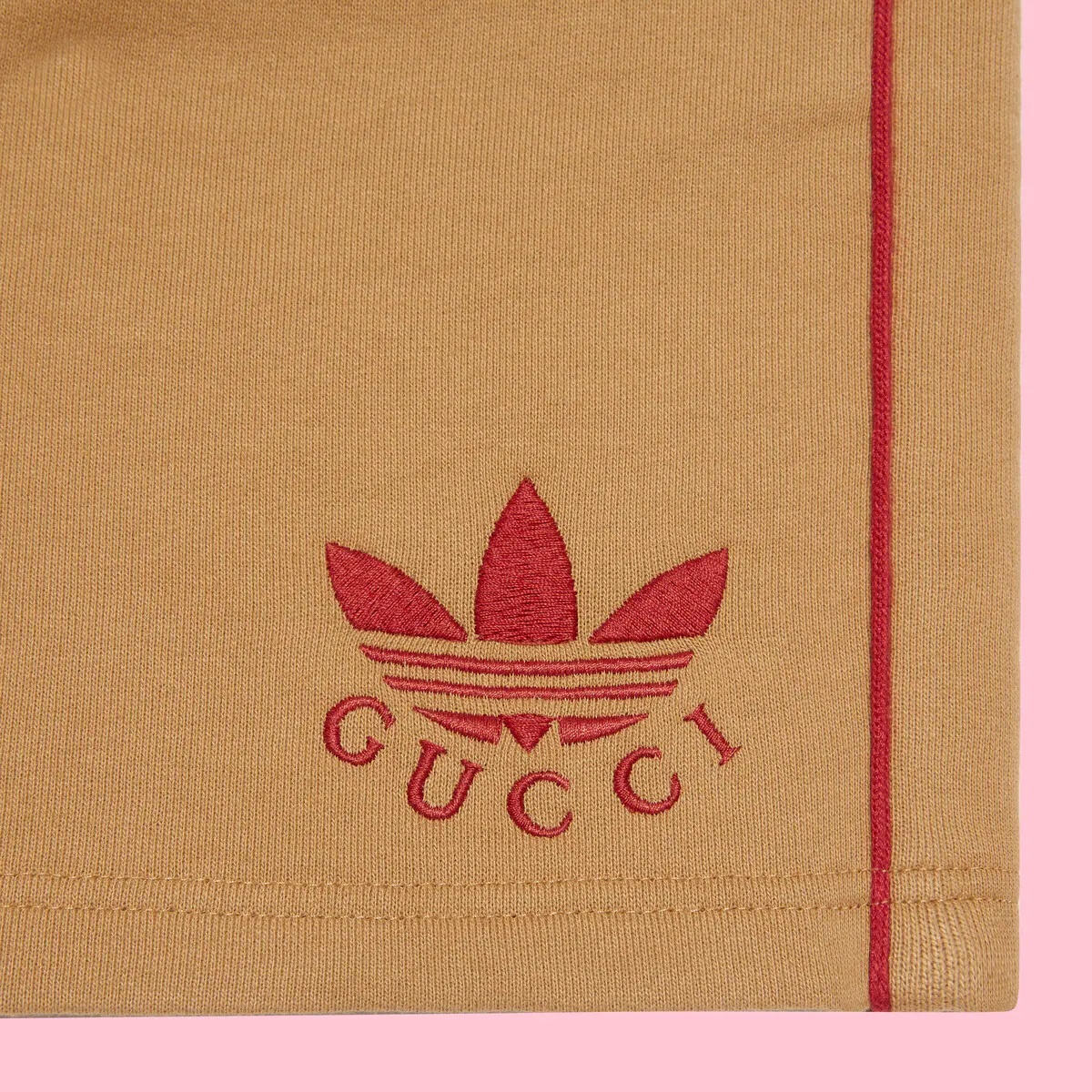 adidas x Gucci cotton jersey shorts - 6