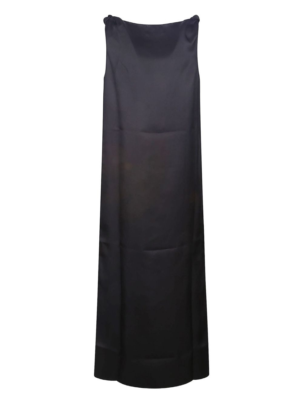 knot-detail silk dress - 2