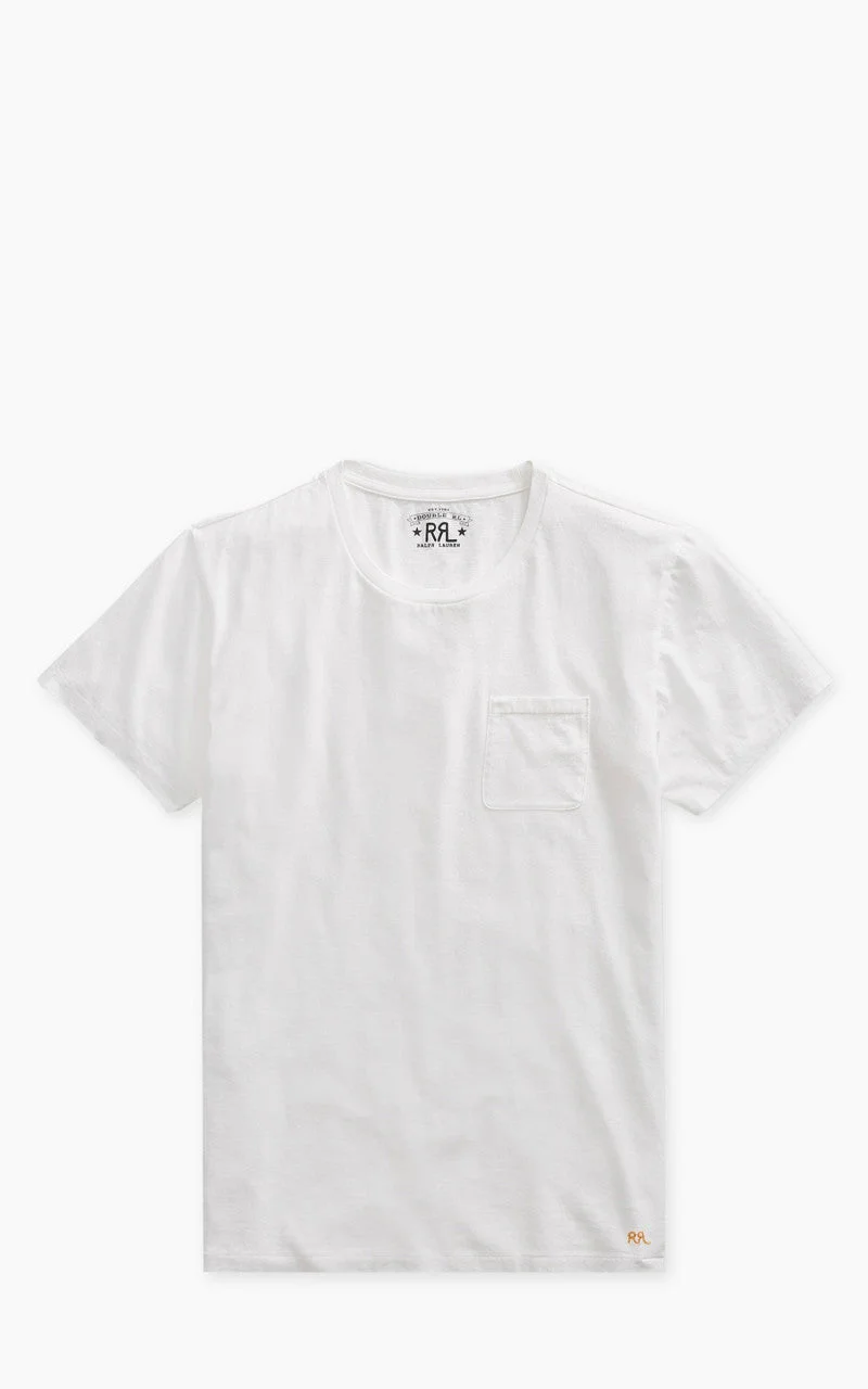 RRL TUBE POCKET TEE WHITE - 1