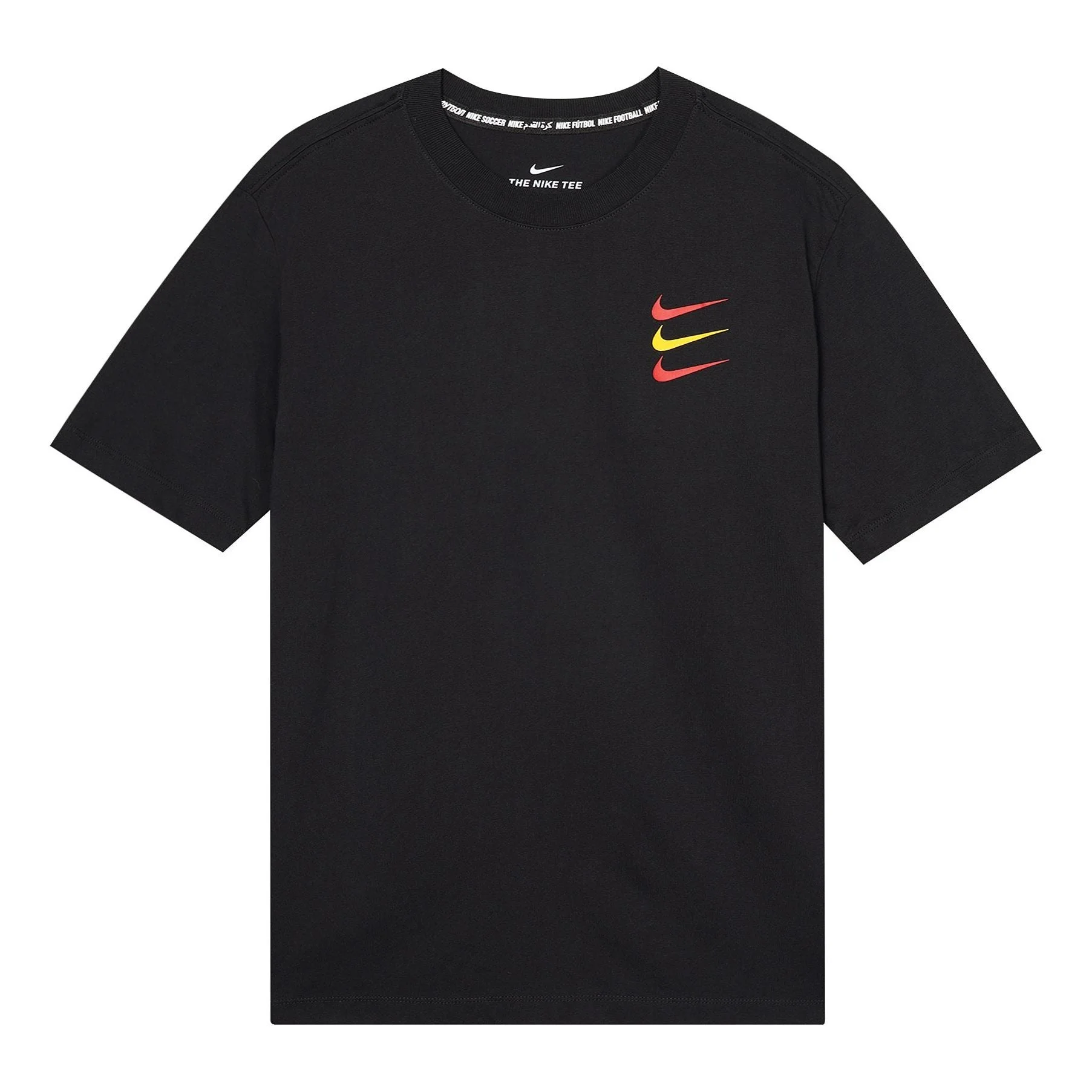 Nike FC Logo Soccer/Football Short Sleeve Black CT8432-010 - 1