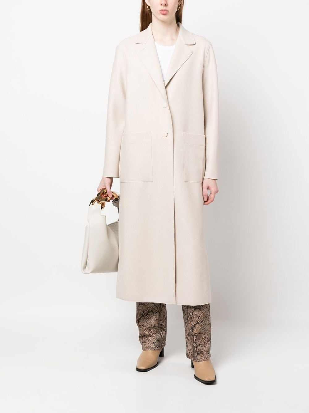 side slit trenchcoat - 2