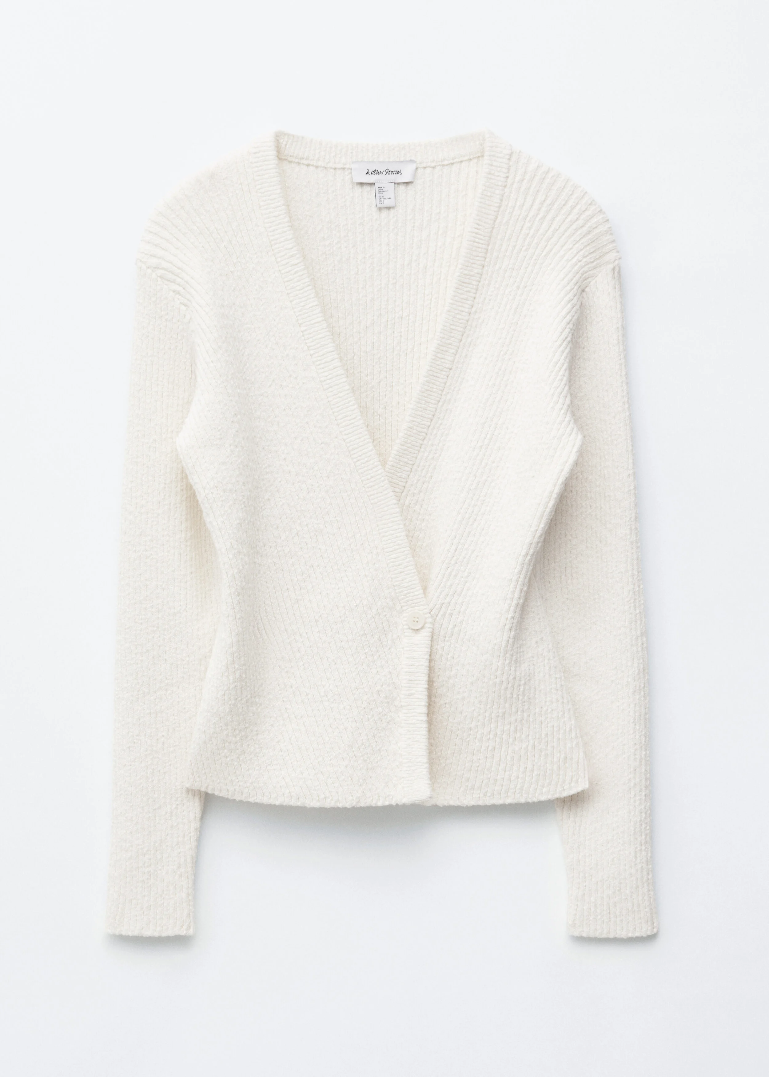 Ribbed Cardigan - 1