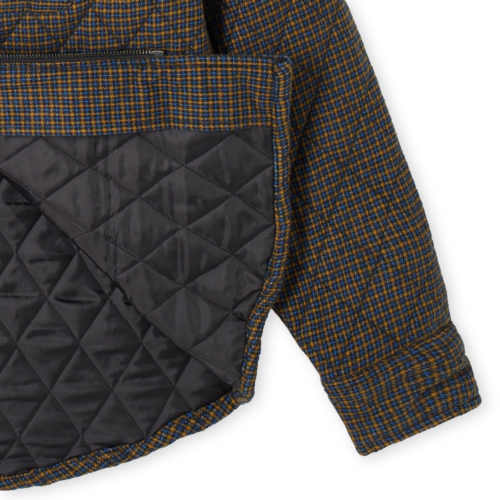 Stussy Mini Check Quilted Zip Shirt - 2