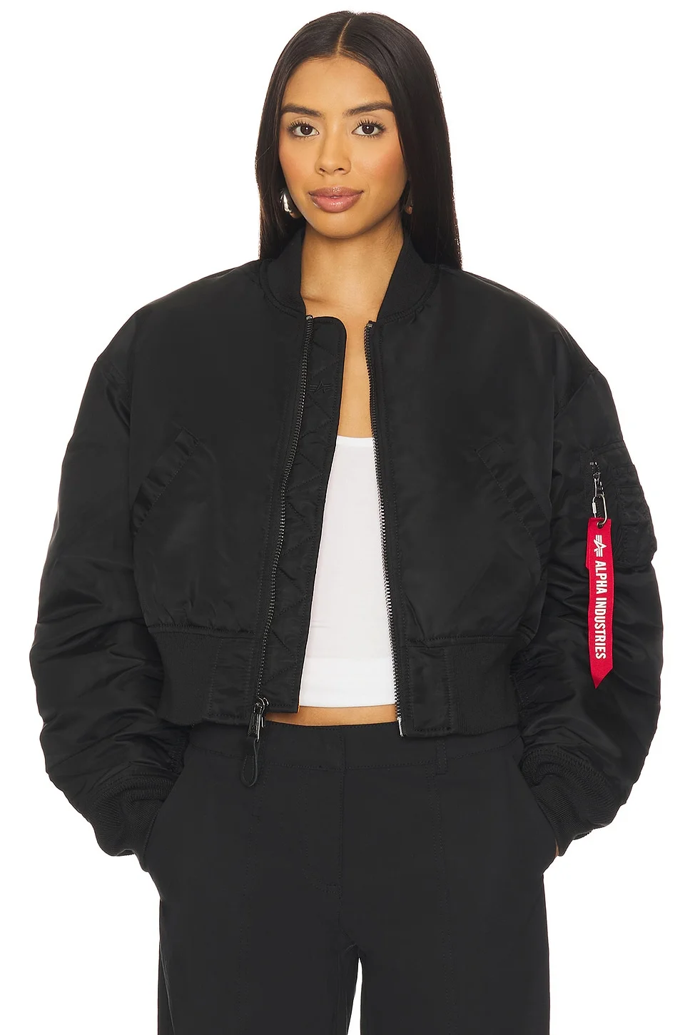 Ma-1 Cropped Flight Jacket - 1