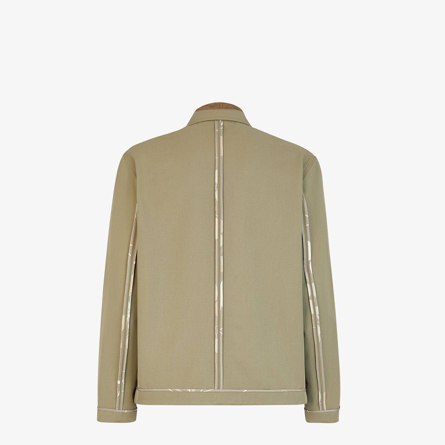 Green twill blouson - 2