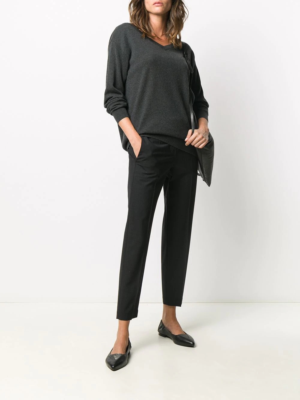 cashmere relaxed jumper - 2