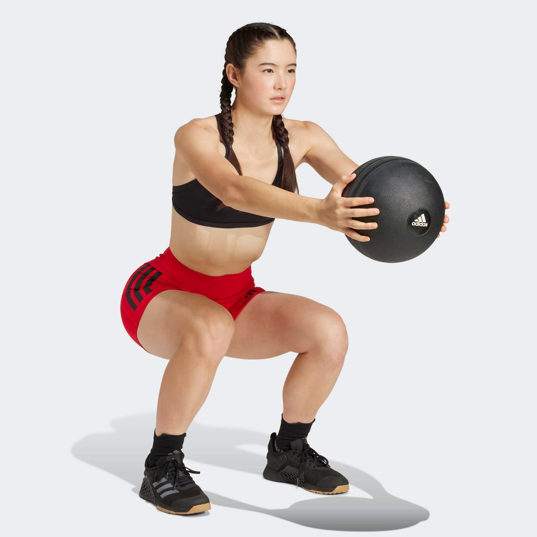 Optime 3-Stripes 1/4 Short Leggings - 4