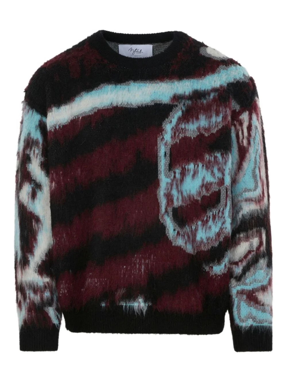 futuristic crew sweater - 1