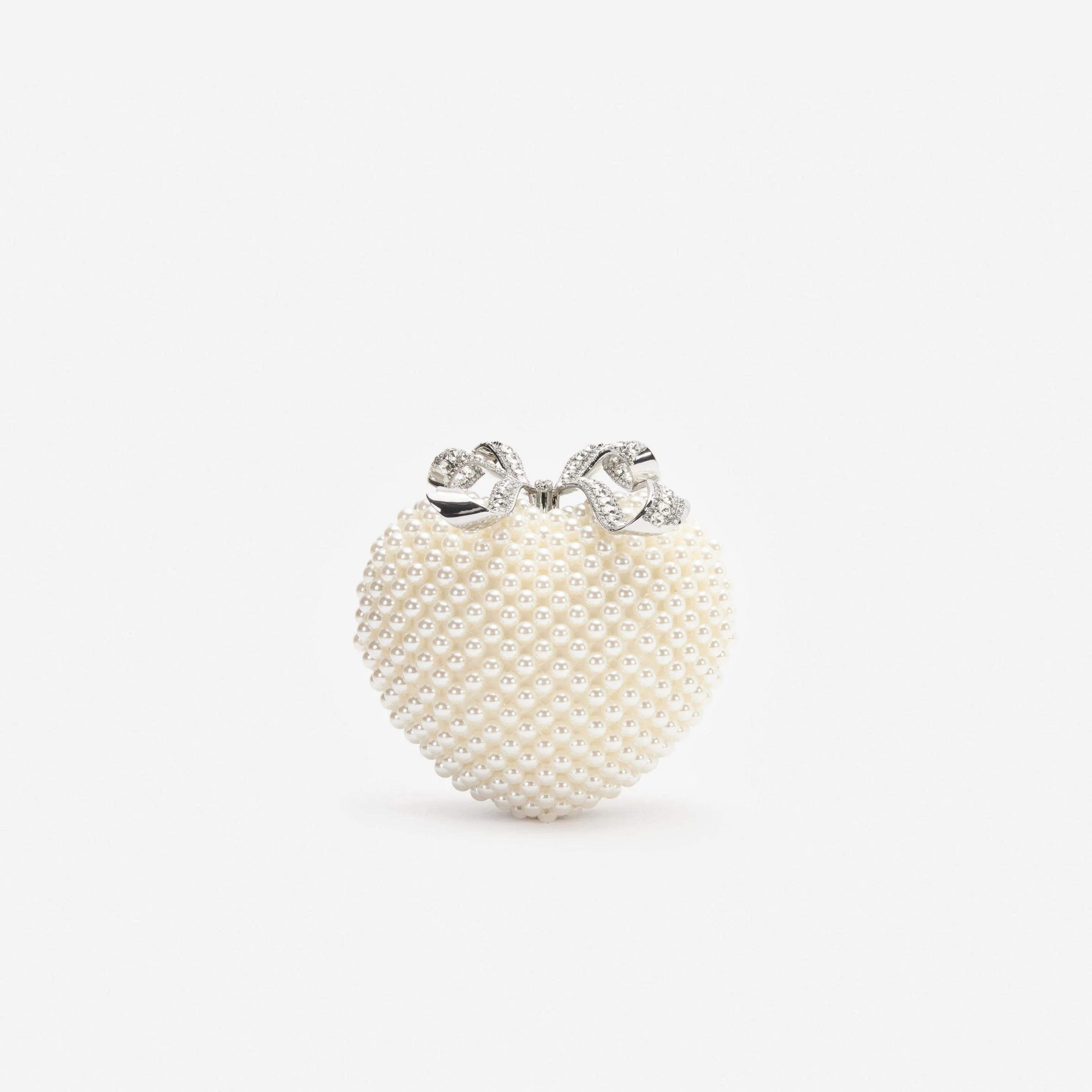 Pearl Heart Clutch Bag - 1