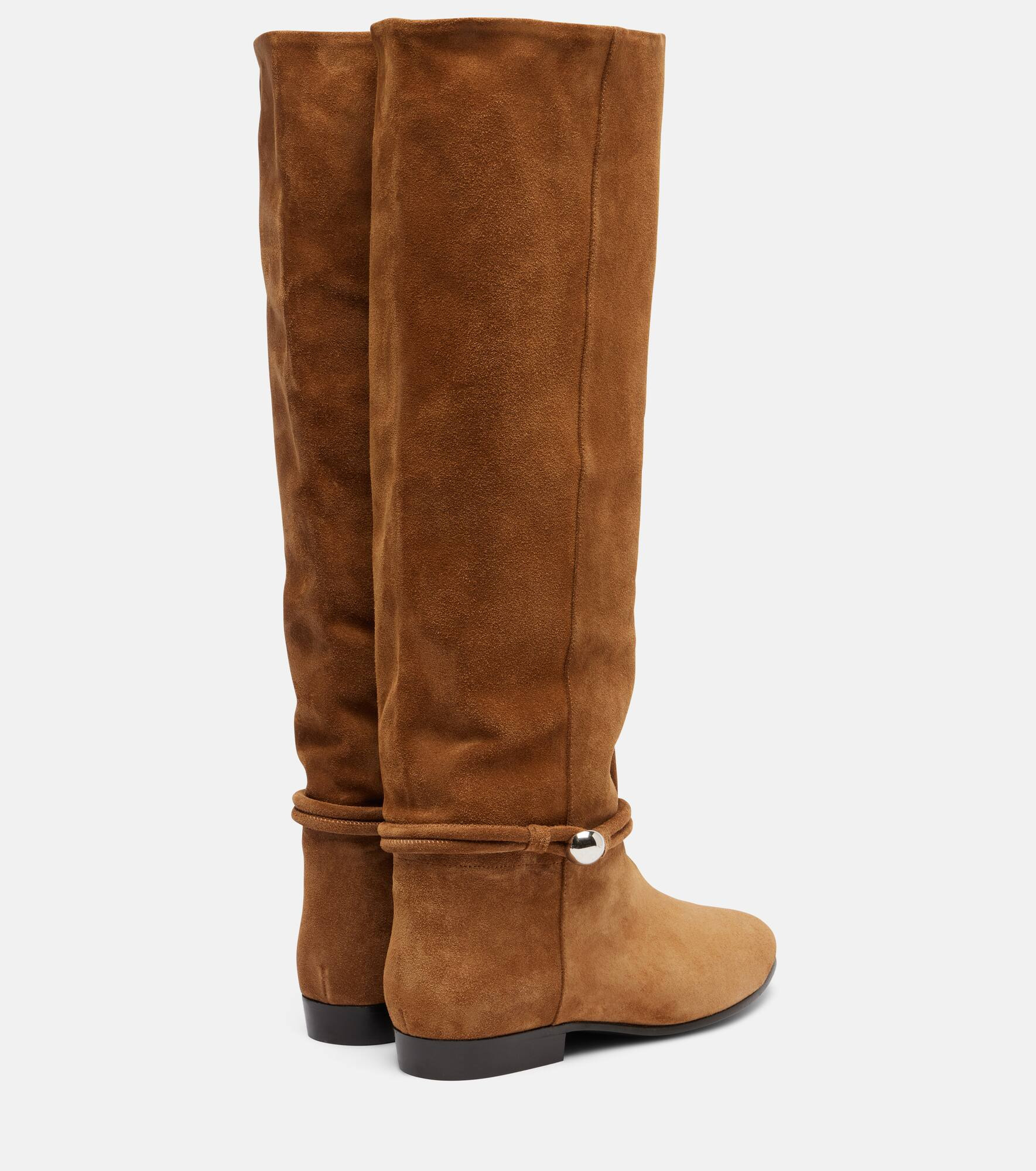 Nynel suede knee-high boots - 2