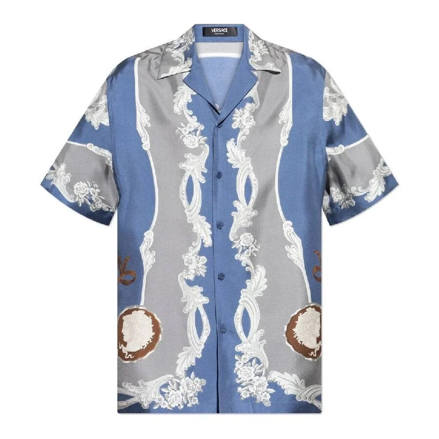 Versace Medusa Cameo Print Silk Shirt - 1