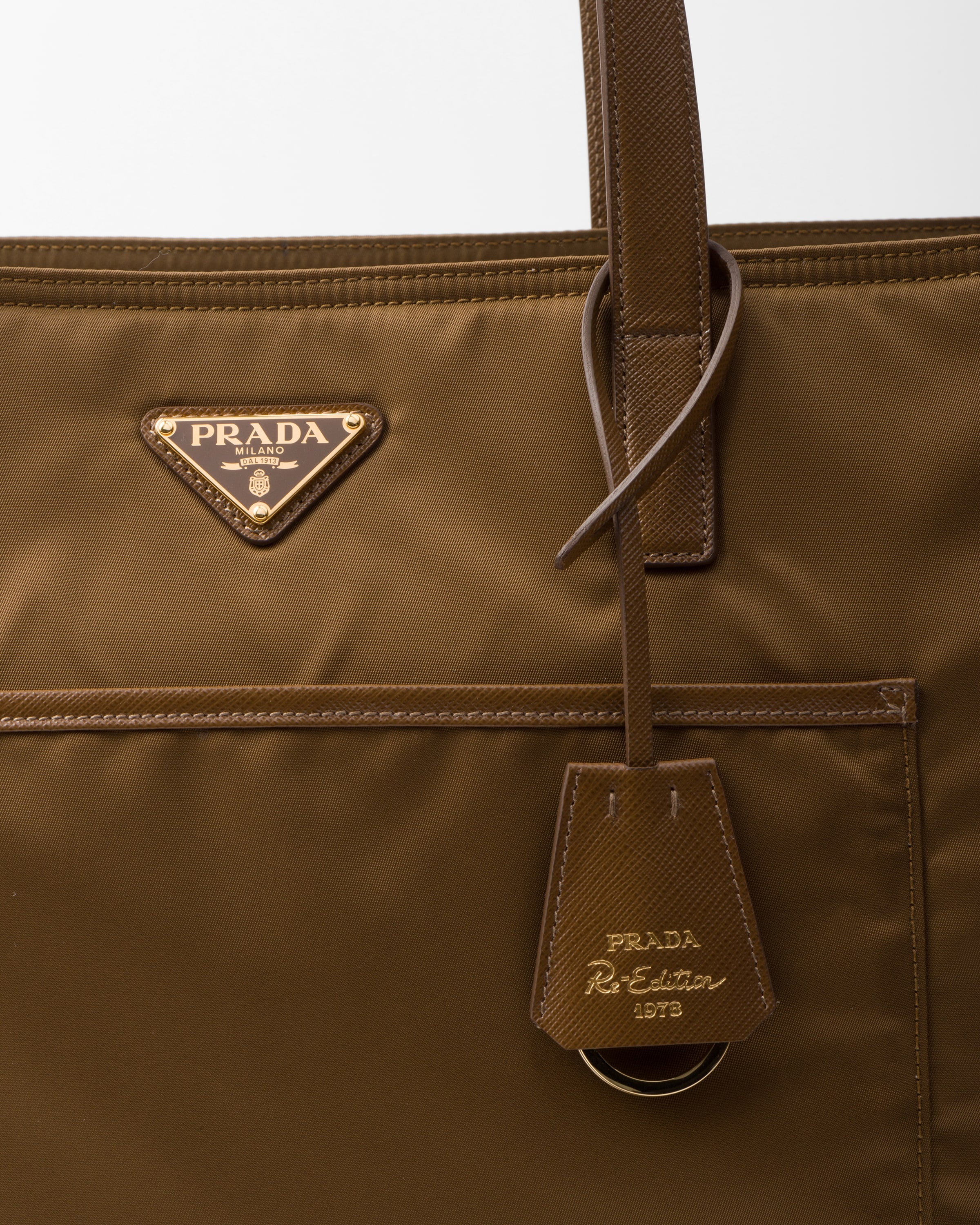 Prada Re-Edition 1978 large Re-Nylon and Saffiano leather tote bag - 6