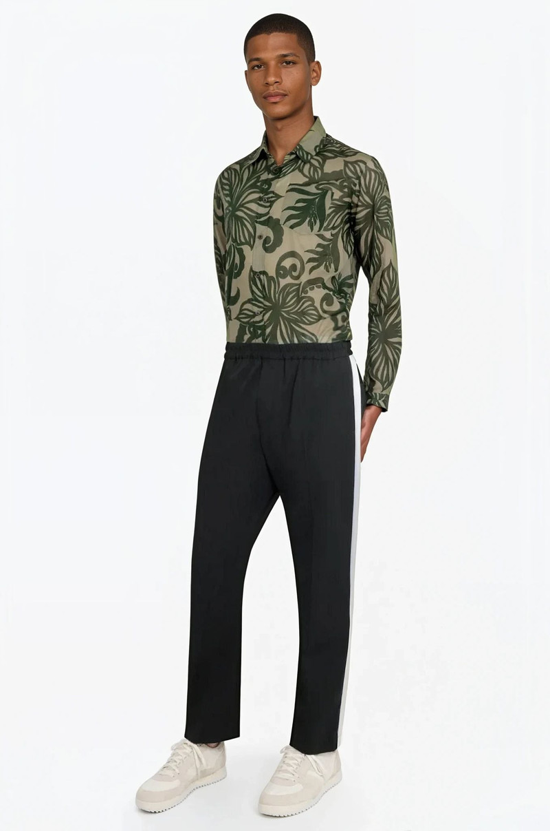Dries Van Noten PARKINO TAPERED PANT | BOTTLE GREEN outlook