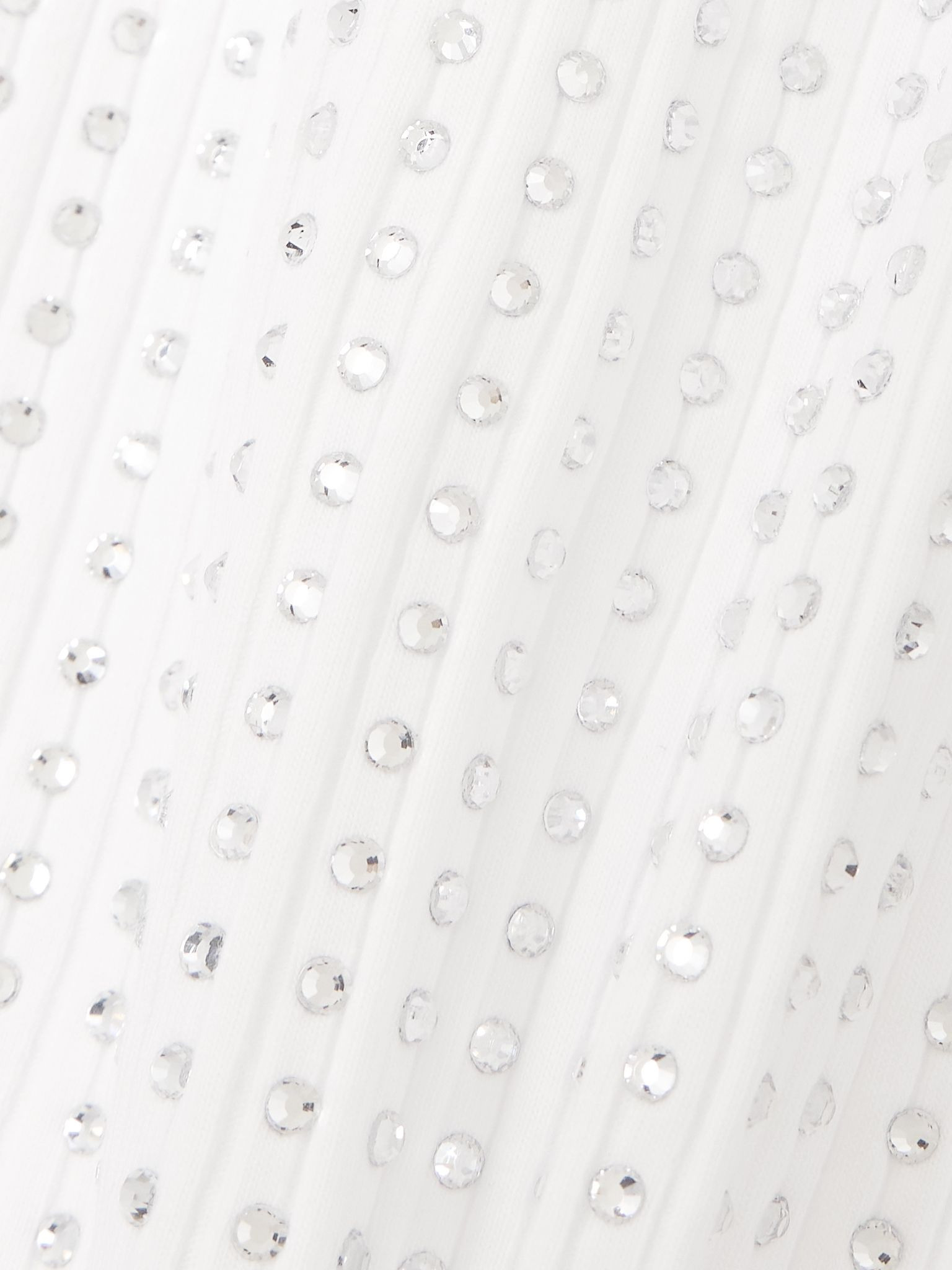 Crystal-embellished cotton tank top White - 5