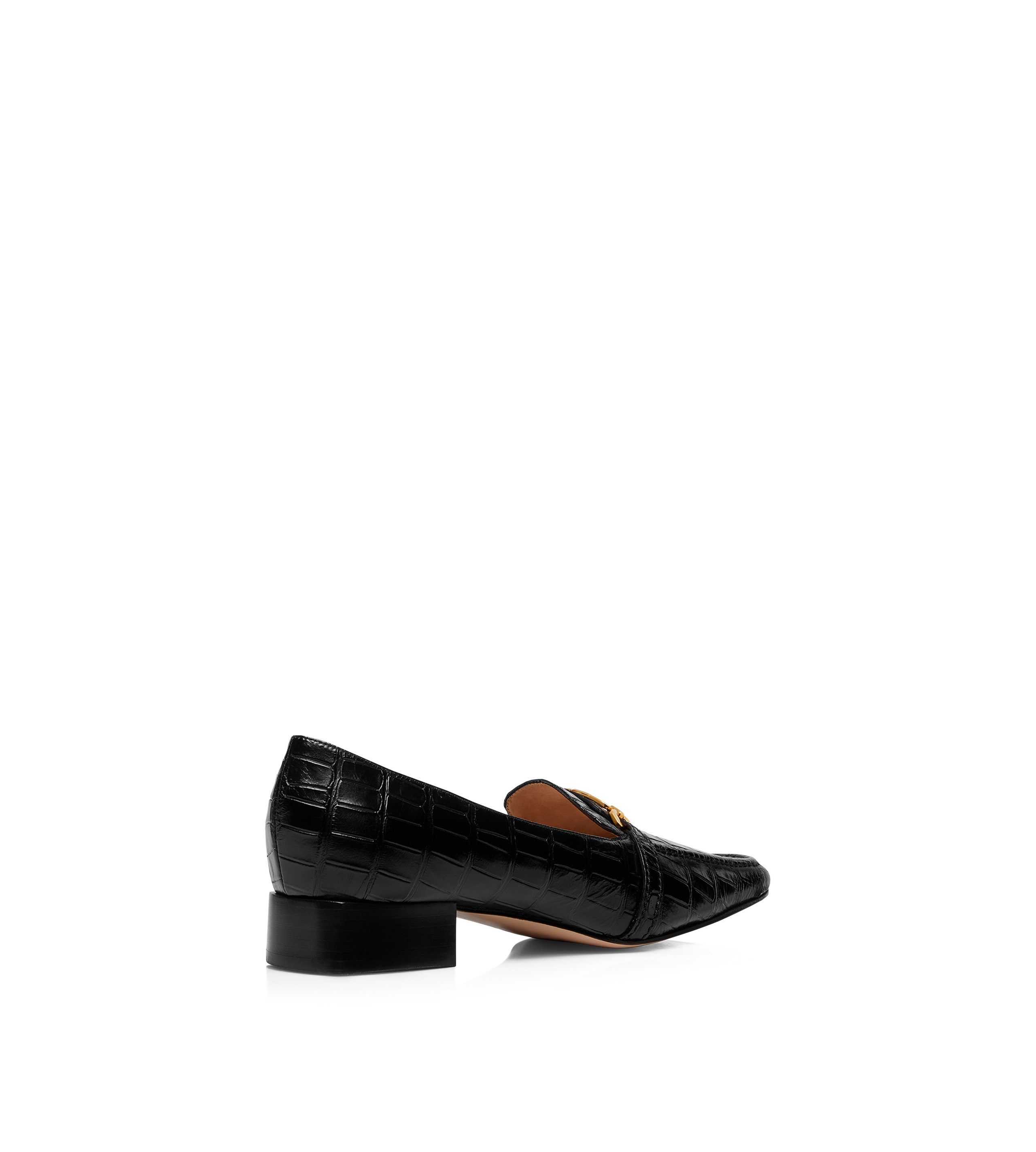 STAMPED CROCODILE LEATHER WHITNEY LOAFER - 3
