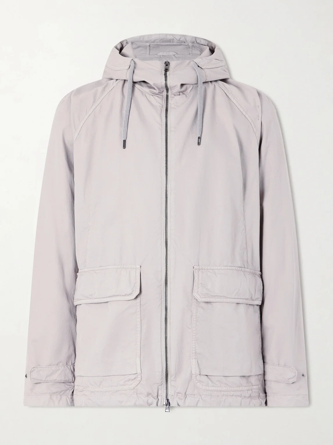 Cotton-Shell Hooded Jacket - 1