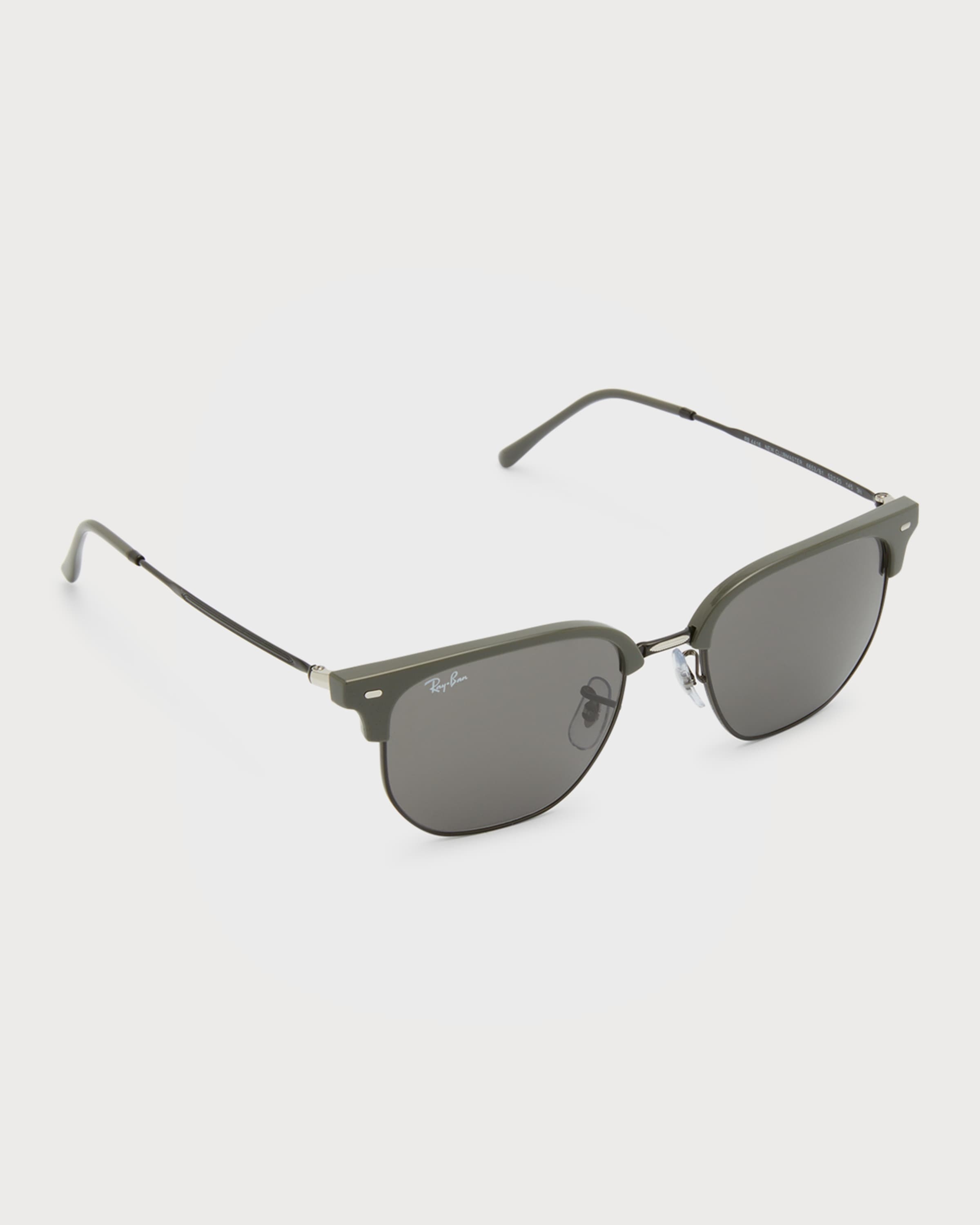 Men's Half-Rim Square Sunglasses - 1