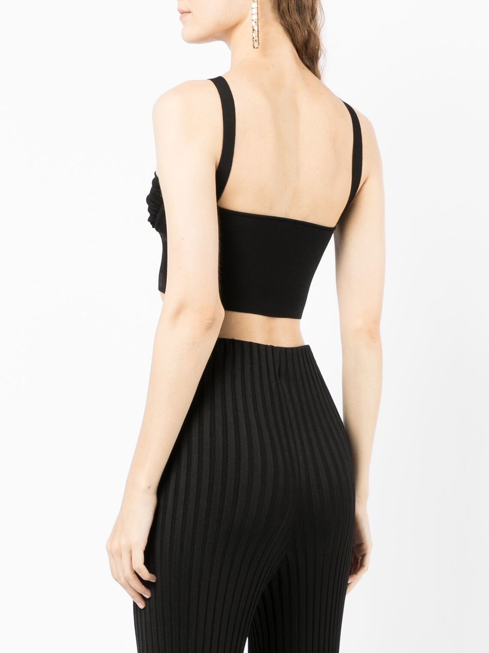 Ruched Venus bustier-style bralette - 4