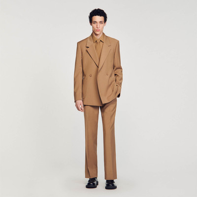 Sandro DOUBLE-BREASTED SUIT JACKET outlook