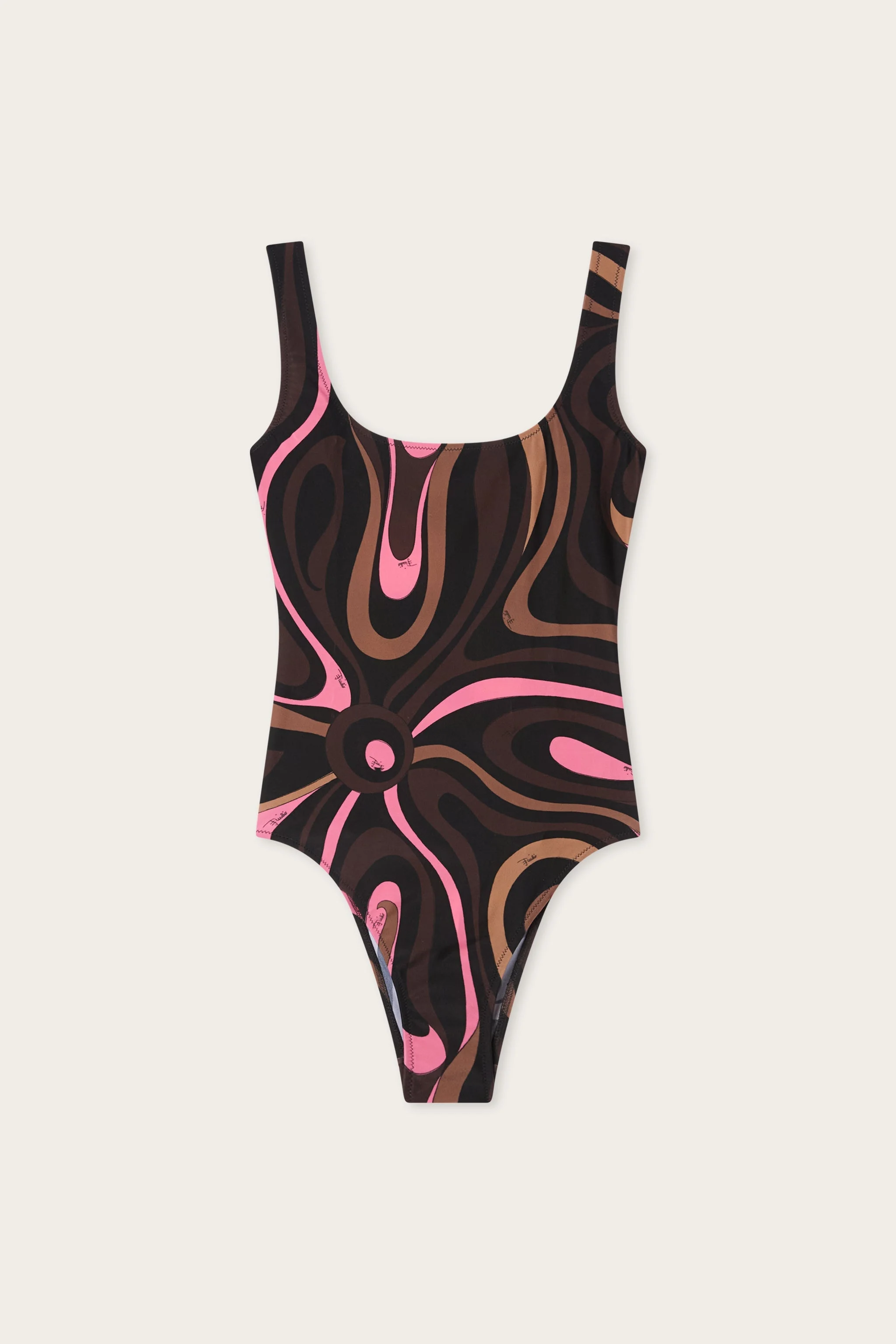 MARMO PRINT SWIMSUIT - 1