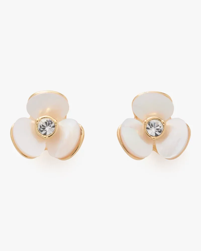 Disco Pansy Studs - 1