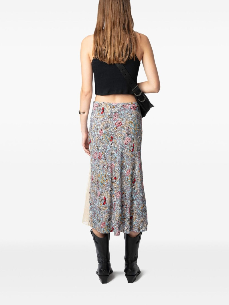 Jayla floral-print skirt 4