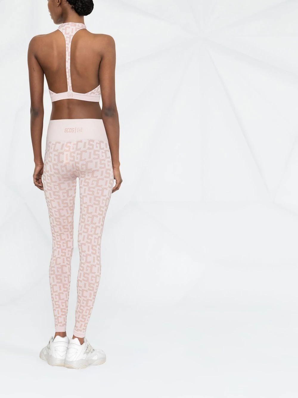 logo-print cropped top - 4
