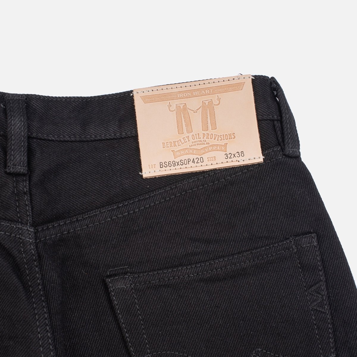 BS69xSOP420 Berkeley Supply x Snake Oil Provisions Collaboration 21oz Selvedge Denim Slim Tapered Je - 8