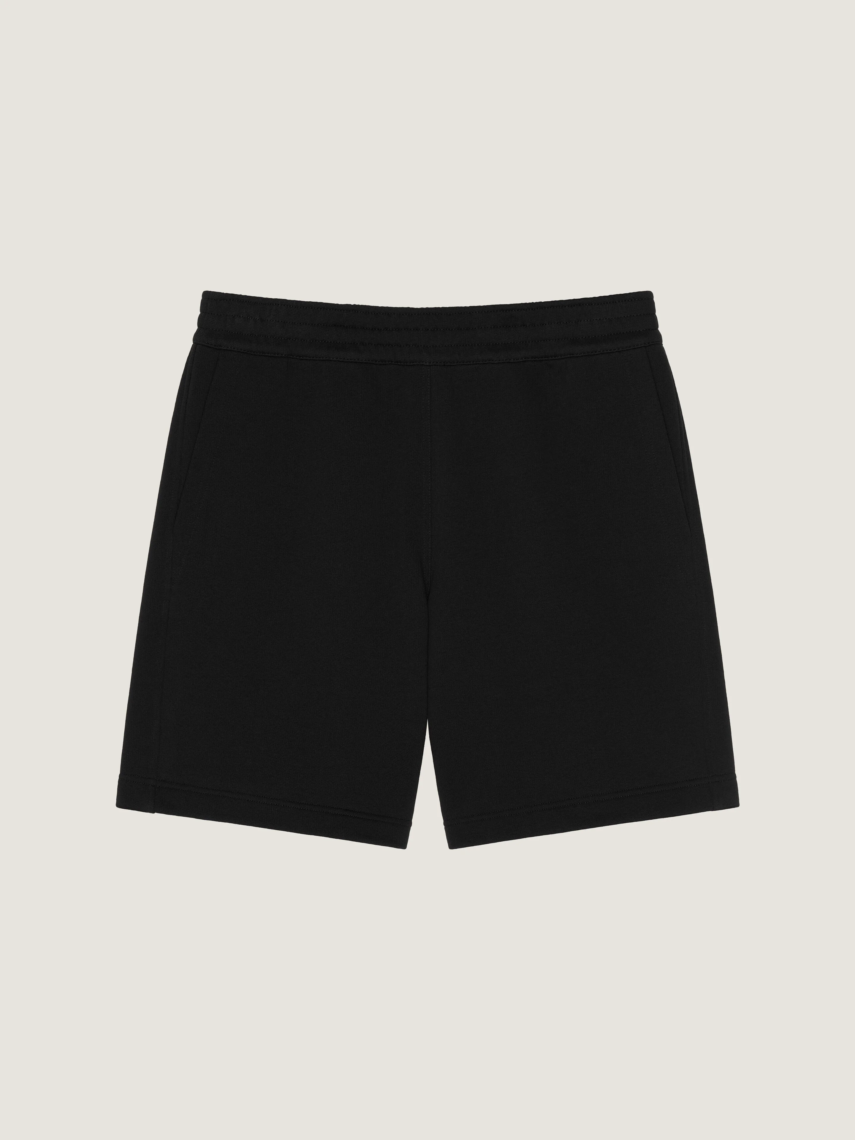 BERMUDA SHORTS IN FLEECE WITH GIVENCHY PARIS GROS GRAIN - 1
