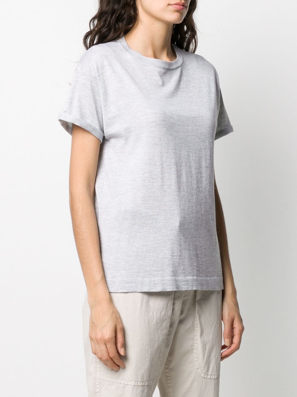 lurex-knit T-shirt - 3