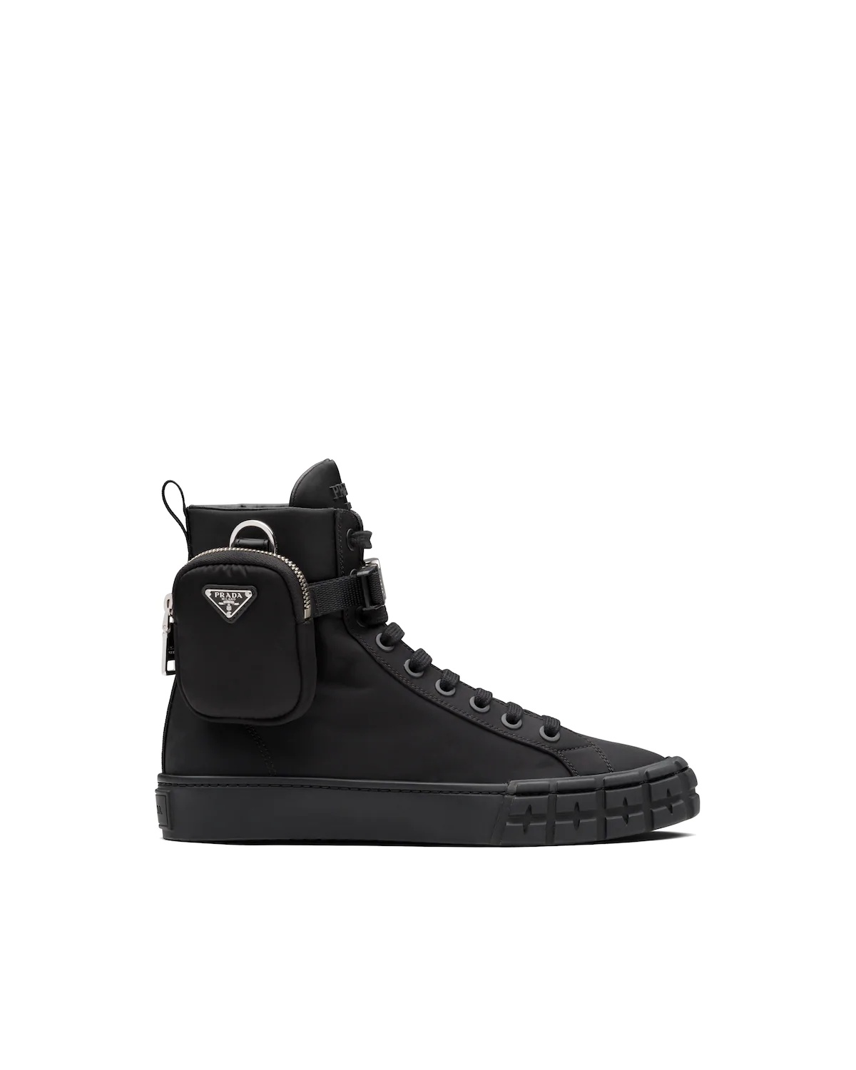 Wheel Re-Nylon Gabardine high-top sneakers - 1