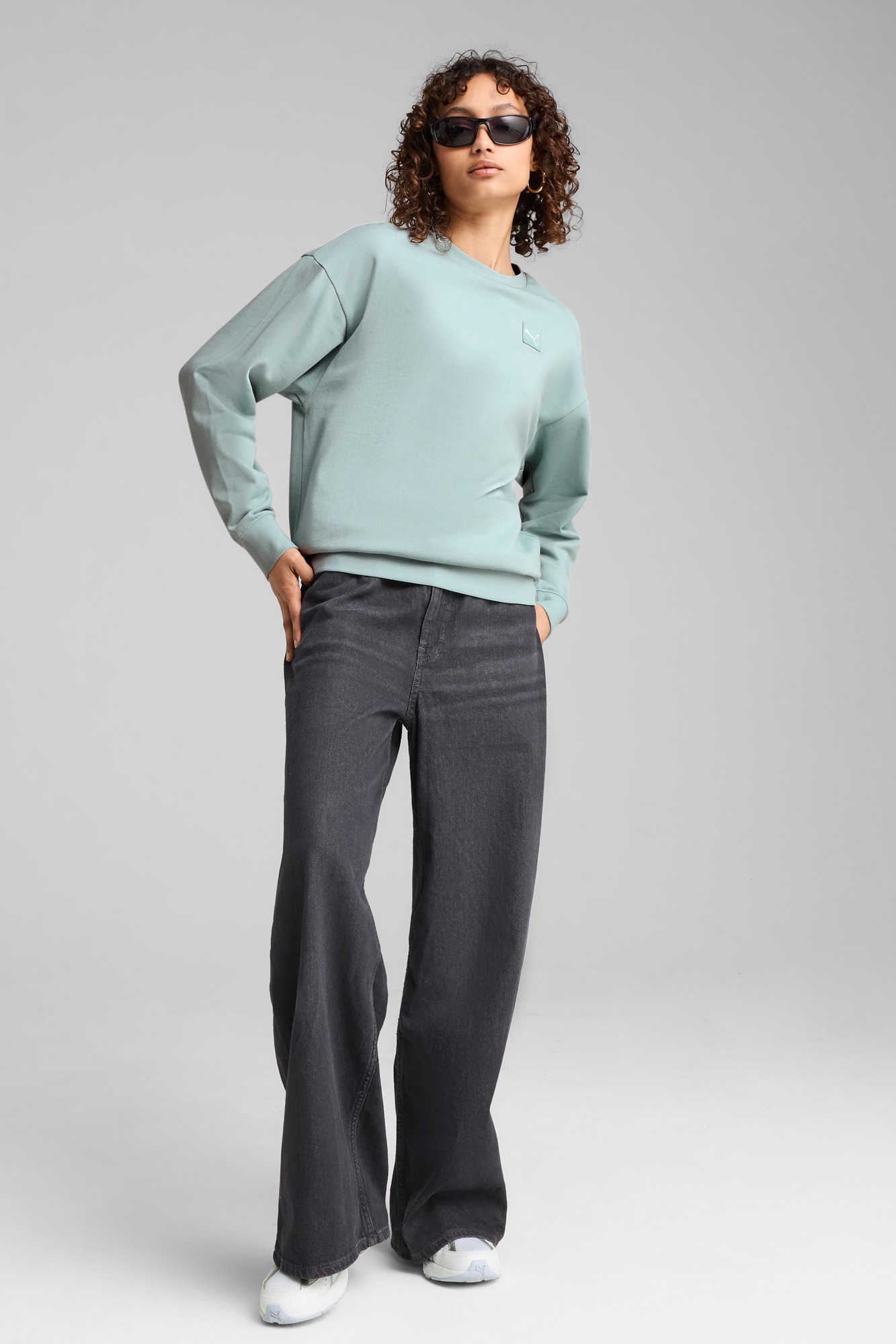 Essentials Elevated Women's Comfort Crew Sweatshirt - 5