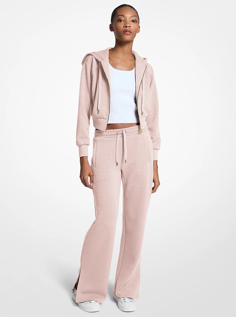 Logo Jacquard Knit Pants 1