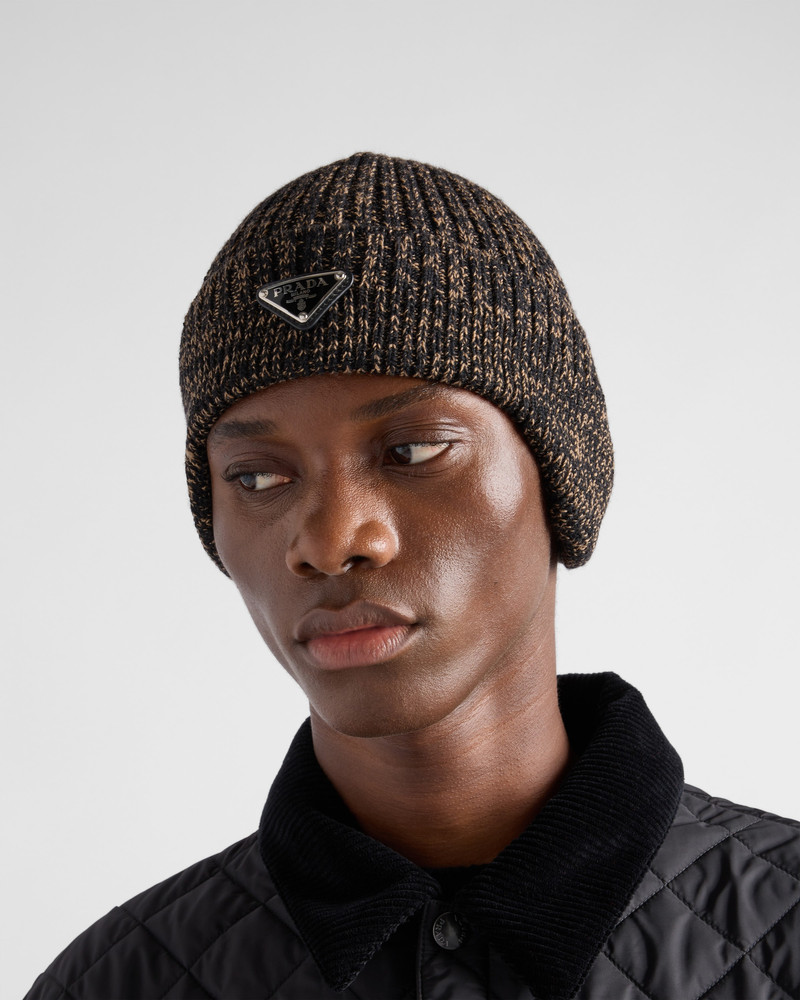 Prada Mélange wool beanie outlook