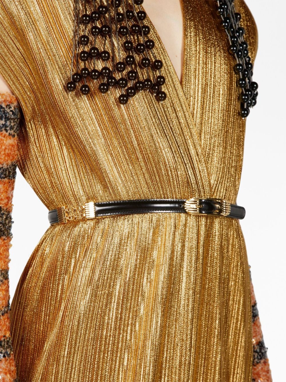 Cady lamé midi dress - 6