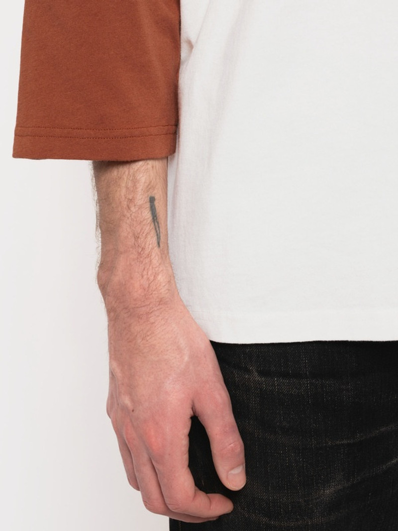 Joey Logo Tee Terra/Offwhite 5