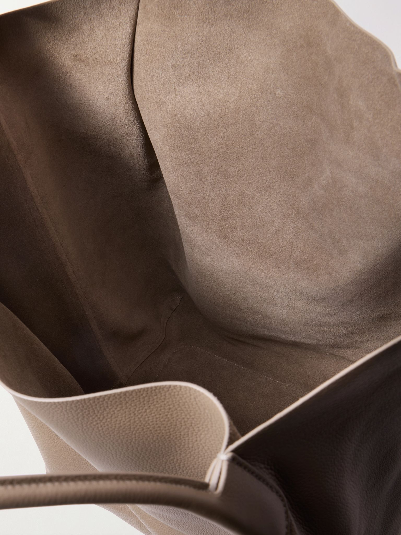 Bale Extra Large Full-Grain Leather Tote Bag Brown - 5