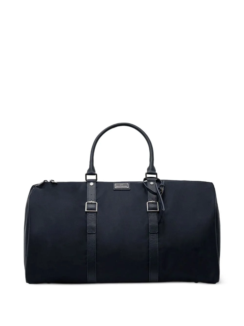 leather-trim duffle bag - 1