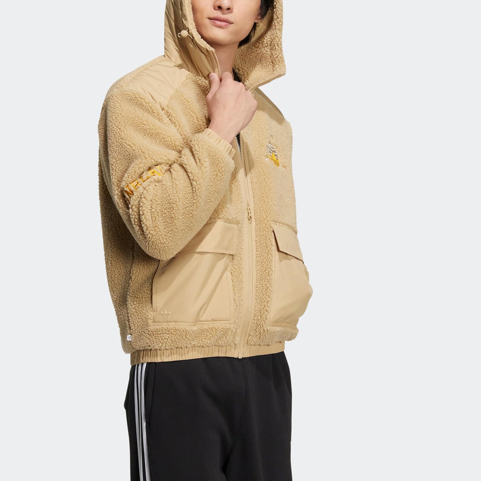 adidas adidas originals Mc Sherpa Jacket Logo HS2006 REVERSIBLE