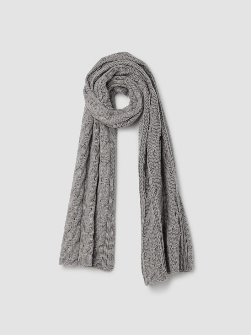 Cotton & Recycled Cashmere Scarf 1