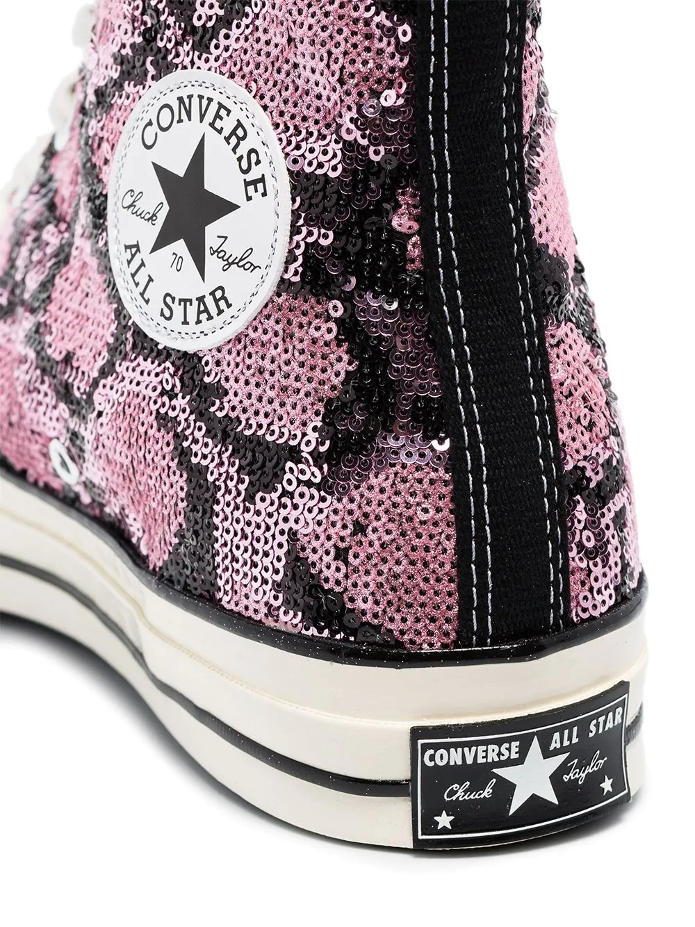 Pink Snakequins Chuck 70 high top sneakers - 4