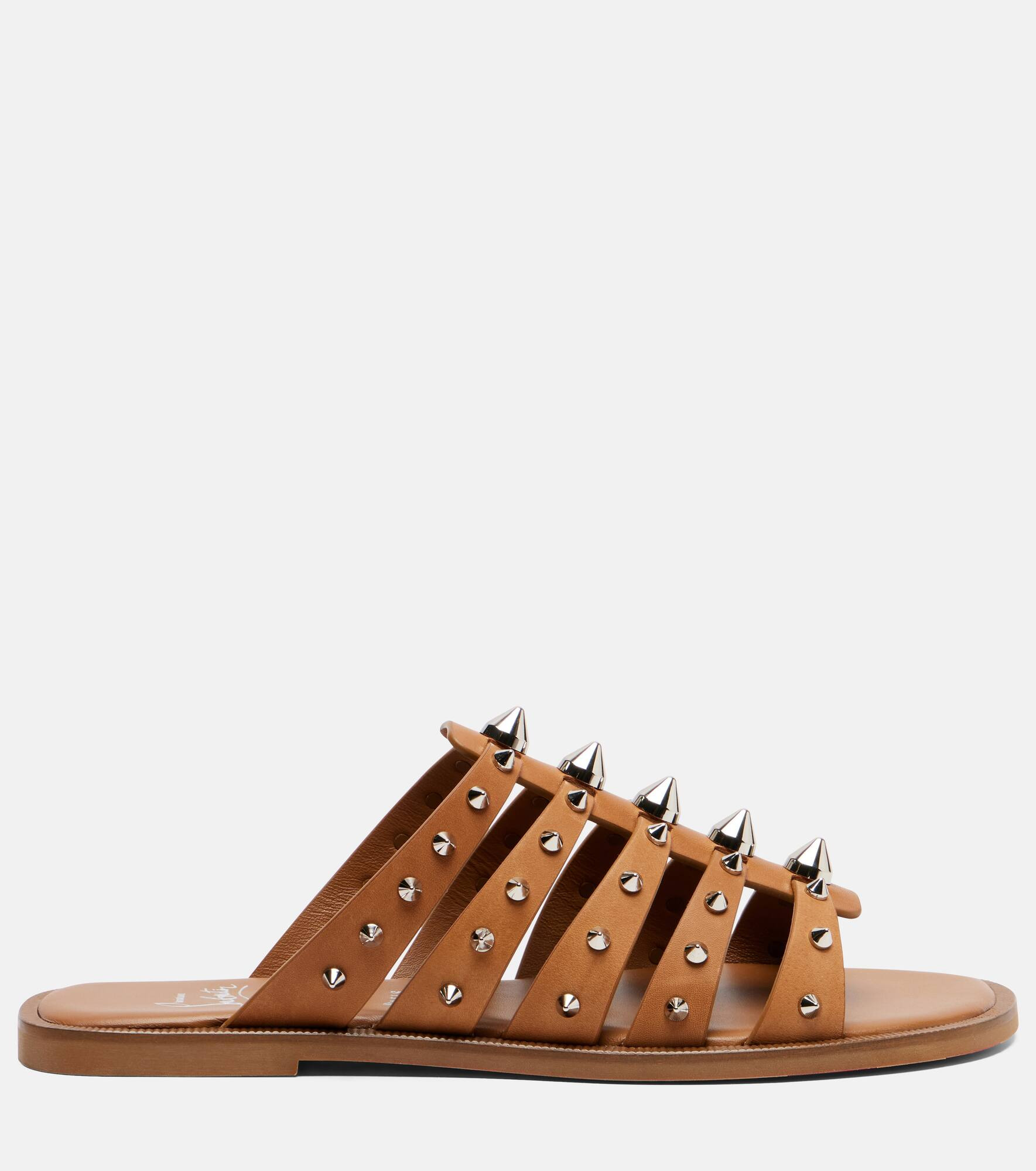 Charja spiked leather sandals - 4