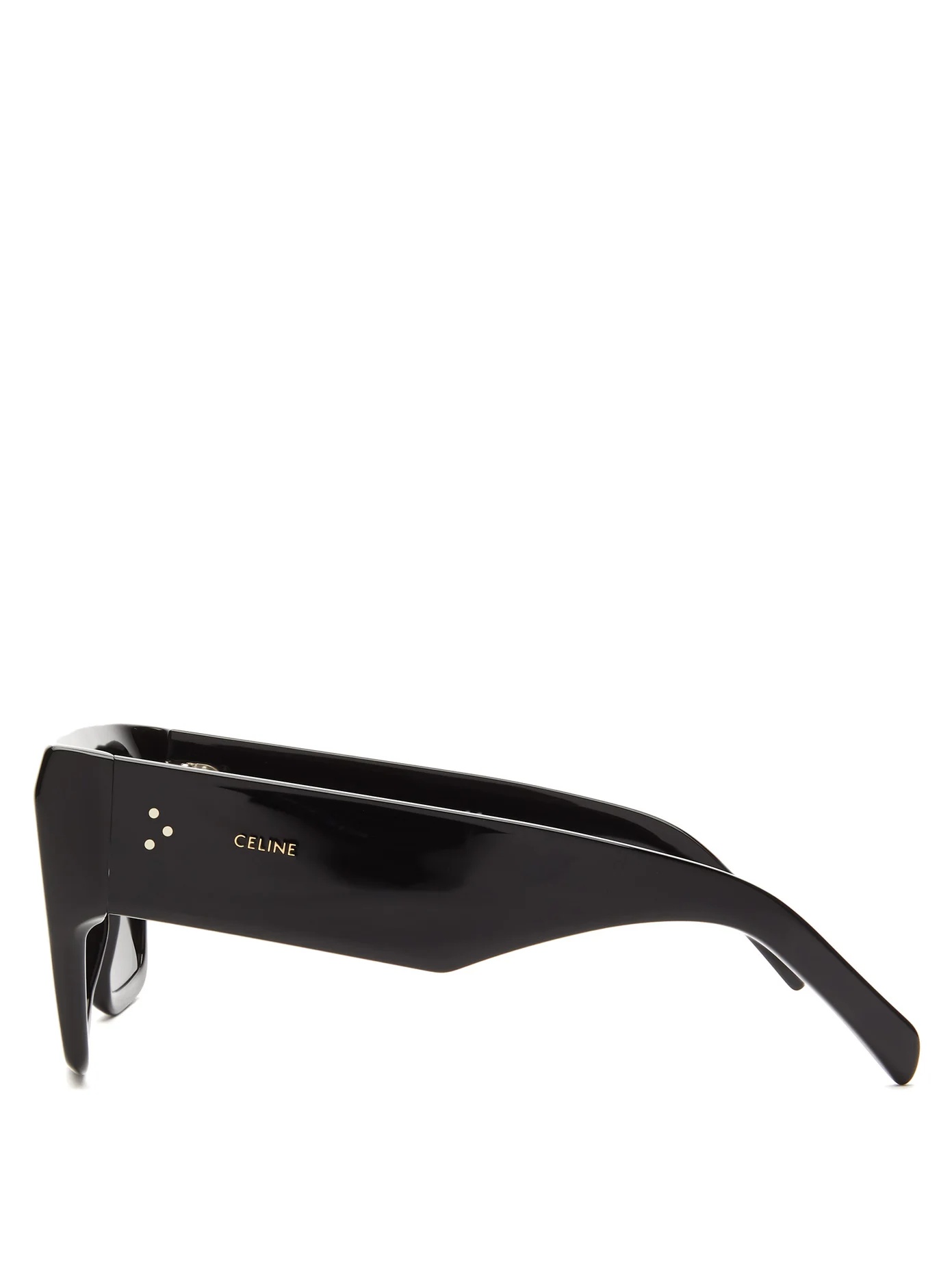 Flat-top acetate sunglasses - 4