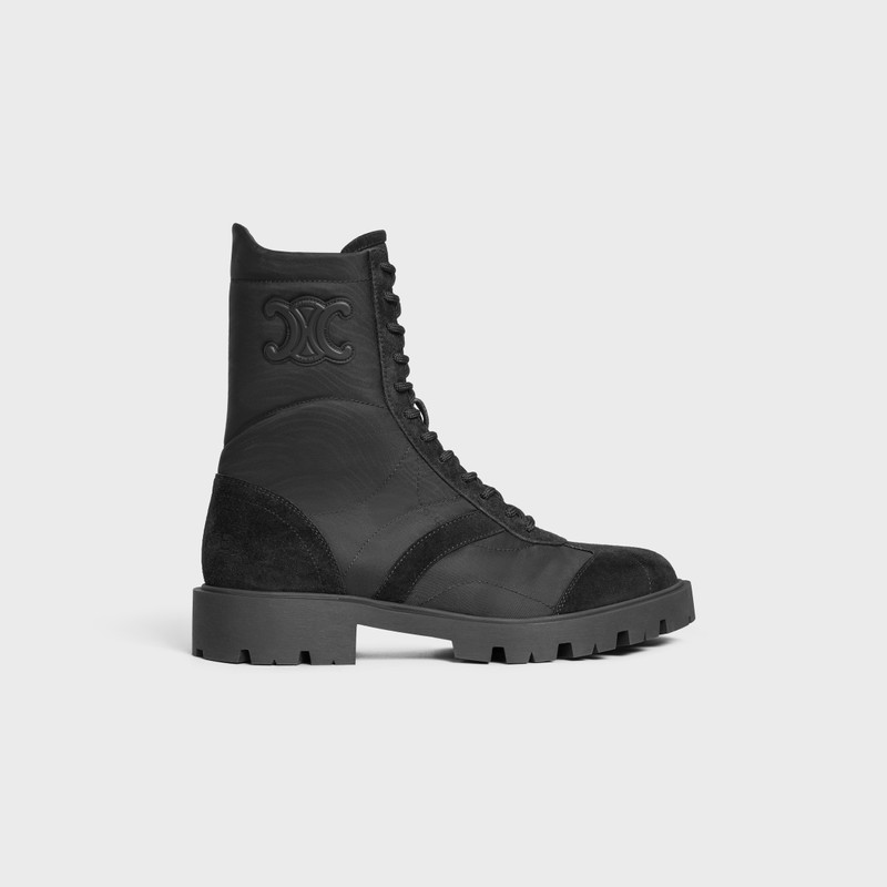 MARGARET BOOT IN Nylon and Suede Calfskin 1