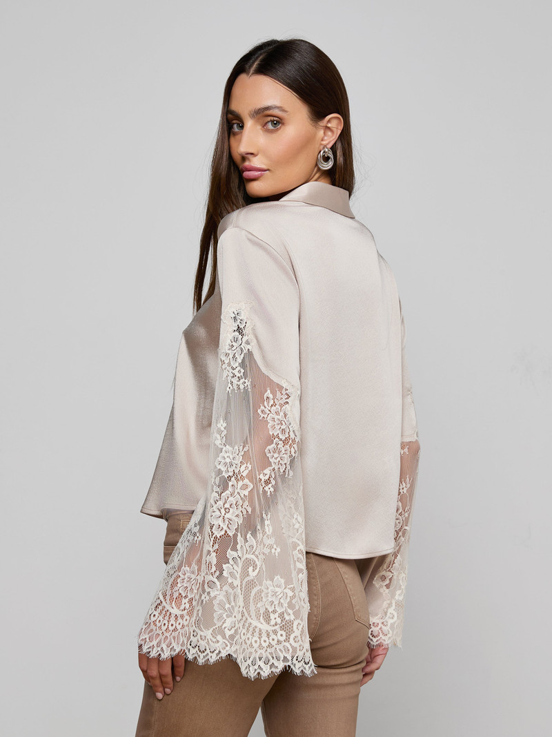 Capri Lace Sleeve Blouse 6