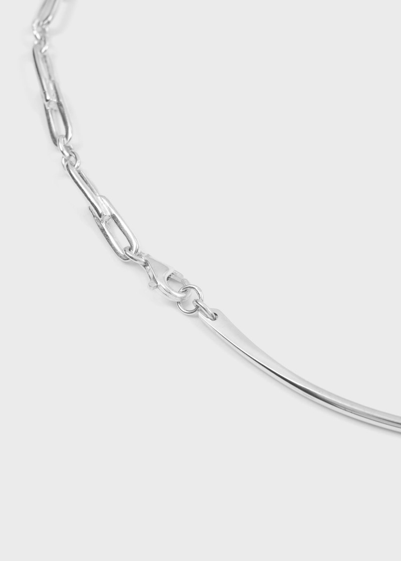 'Frank' Silver Choker Necklace 3