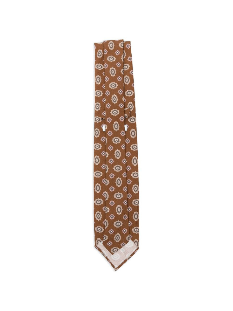 LARDINI patterned tie outlook
